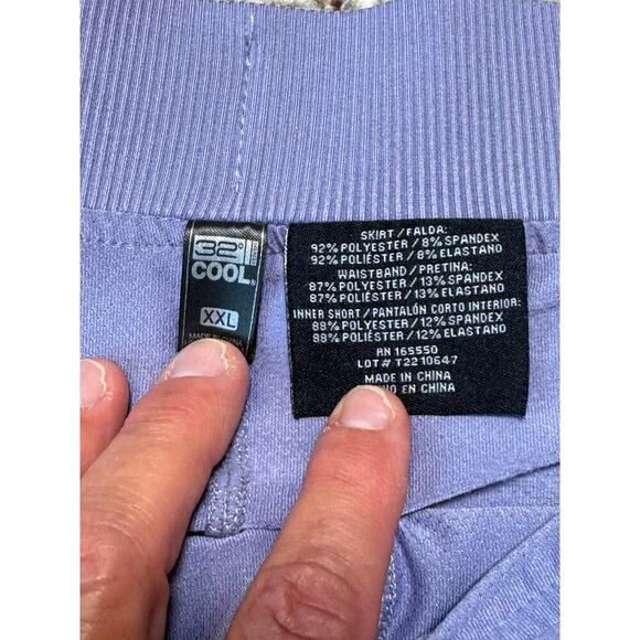 32 degrees skirt/skort, Lightweight, quick dry, built in shorts, XXL, Lilac/blue - Picture 7 of 8